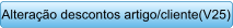 Alterao descontos artigo/cliente(V25)