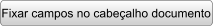 Fixar campos no cabealho documento