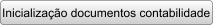 Inicializao documentos contabilidade
