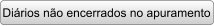 Dirios no encerrados no apuramento