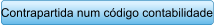Contrapartida num cdigo contabilidade